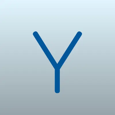 Yes, рекламная студия, лого-визитка